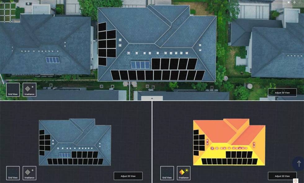 ออกแบบติดตั้งโซลาร์เซลล์ภาพ 3D โดย SAIMAI SOLAR SHOP