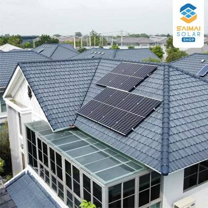 ผลงานติดตั้งโซลาร์เซลล์โดย SAIMAI SOLAR SHOP