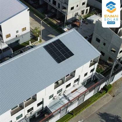 ผลงานติดตั้งโซลาร์เซลล์โดย SAIMAI SOLAR SHOP