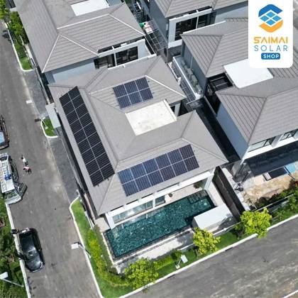 ผลงานติดตั้งโซลาร์เซลล์โดย SAIMAI SOLAR SHOP