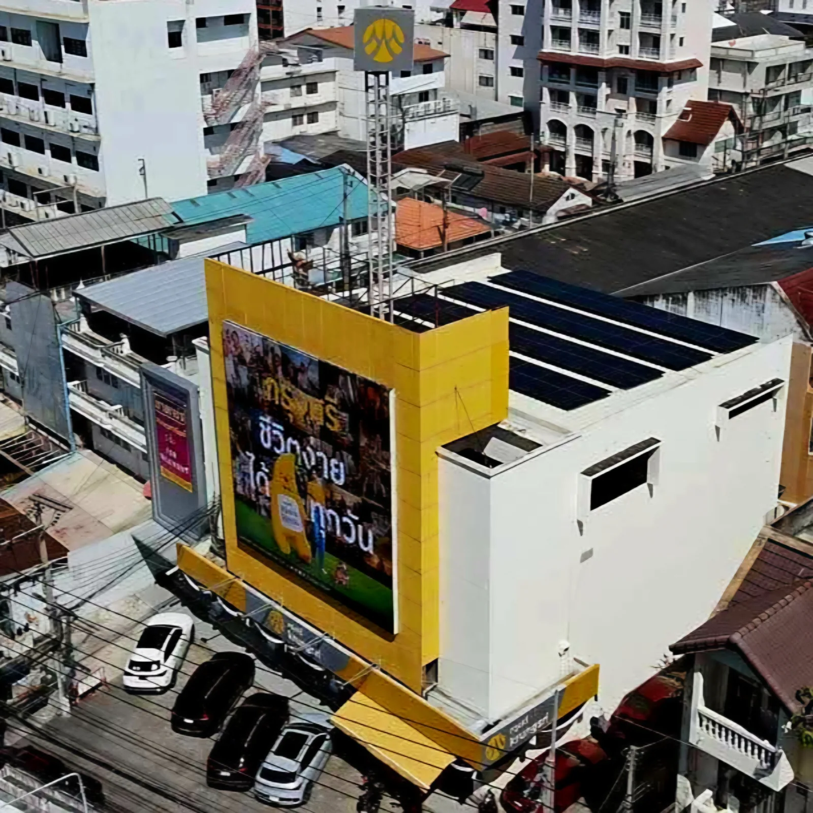 ติดตั้งแผงโซลาร์เซลล์บนหลังคาธนาคารกรุงศรี โครงการ 95 สาขา ภาพที่ 1